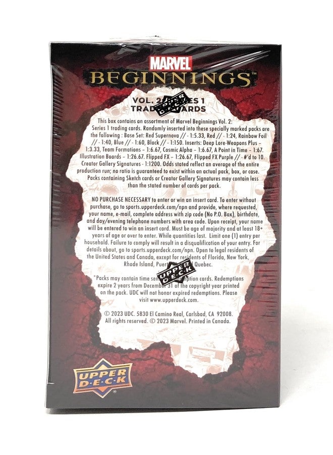 Upper Deck Marvel Beginnings Volume 2: Series 1 Trading Card Blaster Box - Image 4